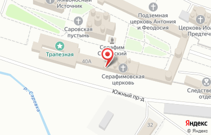 Храм Серафима Саровского в Нижнем Новгороде на карте