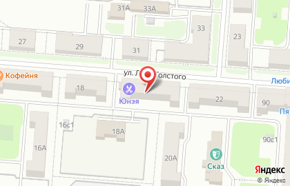 Зоомагазин Зоомагазин, ИП Минеев на улице Льва Толстого на карте