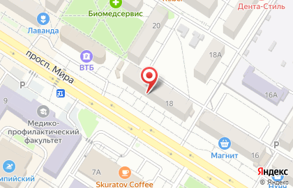 Зоосалон Блэкгрумер.рф в Советском округе на карте