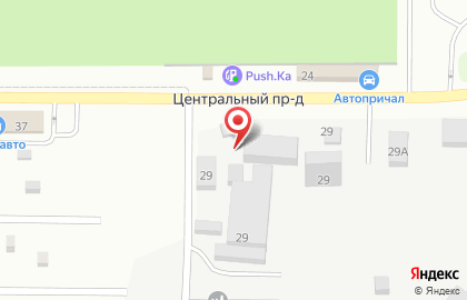 Ритм в Центральном проезде на карте