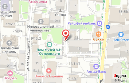 Центр ремонта очков в Садовническом проезде на карте