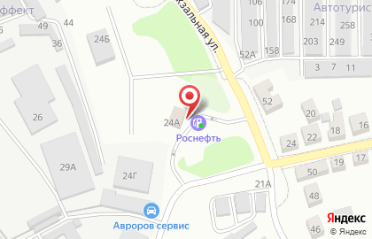 СТО Роснефть в Центральном районе на карте