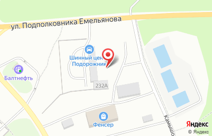 Торгово-строительная компания Сваи-Калининград на улице Подполковника Емельянова на карте