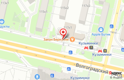 Мобил Элемент на Волгоградском проспекте на карте