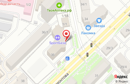 Спортивный клуб Sportбaza на карте