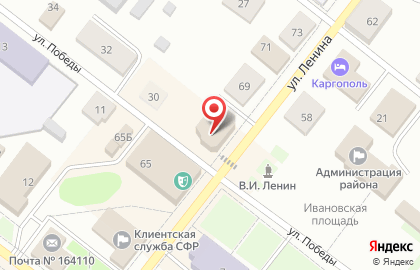 МТС в Архангельске на карте