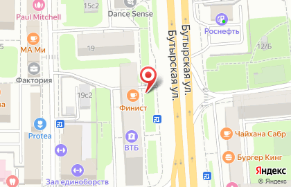 Кафе ФИНИСТ на Савёловской (СТЛ) на карте