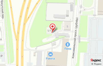 Компания грузоперевозок на Комсомольском проспекте на карте