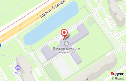 Дворец детского (юношеского) творчества Кировского района в Кировском районе на карте