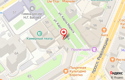 Департамент культуры Воронежской области на карте