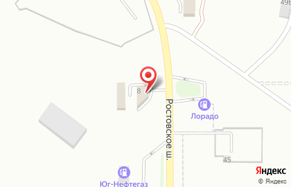 Шинный центр 700shin на Ростовском шоссе на карте