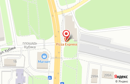 Пиццерия PIZZA express на Московской улице на карте