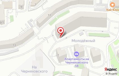 Частный детский сад Солнышко на улице Черняховского на карте
