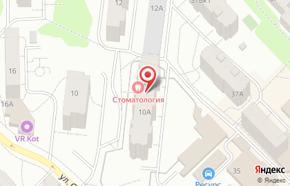 Стоматология на Славского на карте