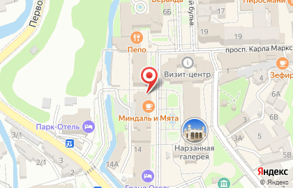 Магазин игрушек Эльф в Кисловодске на карте