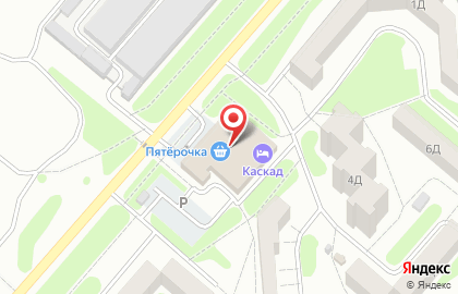 Супермаркет Пятерочка в Рязани на карте