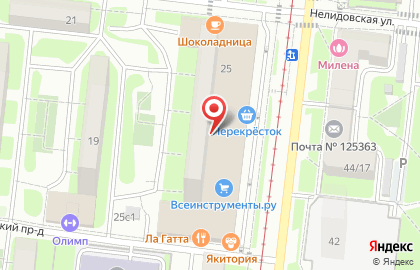 Перекресток на Сходненской на карте