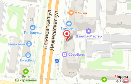 Магазин профессиональной косметики Professional на Лежневской улице на карте
