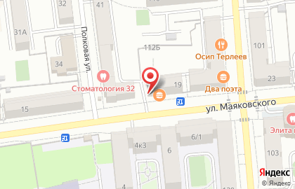 Салон цветов Флоретс на улице Маяковского на карте