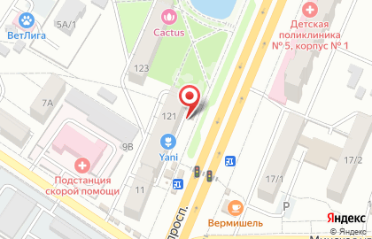 Мастерская по изготовлению памятников Стикс в Железнодорожном районе на карте