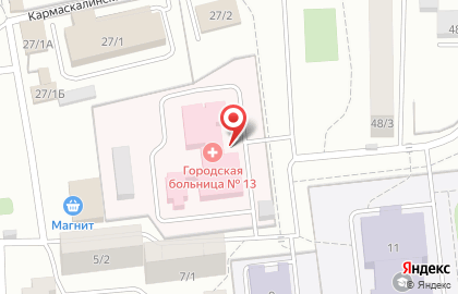 Городская клиническая больница №13 на Стадионной улице на карте