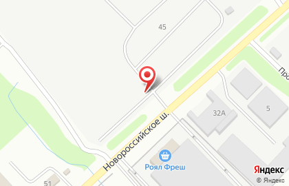 Автостоянка для грузового автотранспорта на карте