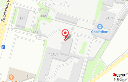 Московские кабельные сети на Дорожной улице на карте