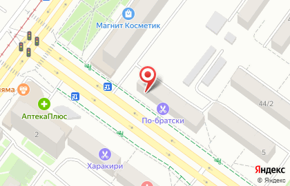Парикмахерская Ника в Октябрьском районе на карте