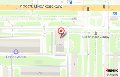 Магазин Сладкое чудо на проспекте Циолковского на карте