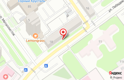 Ретро на улице Лебедева на карте