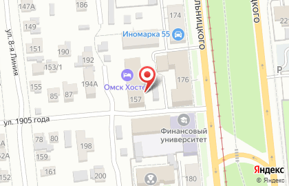 Омск на карте