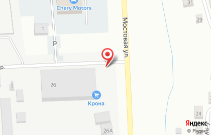 Шиномонтажная мастерская на Мостовой улице на карте