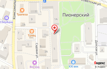Аптечный пункт Эконом на Садовой улице на карте