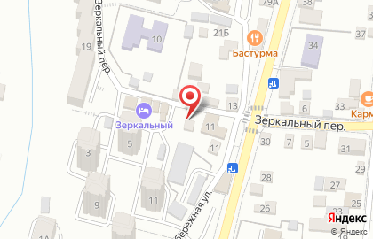 Баня Для друзей в Зеркальном переулке на карте