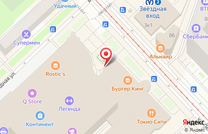 Ресторан домашней кухни Теремок в Московском районе на карте