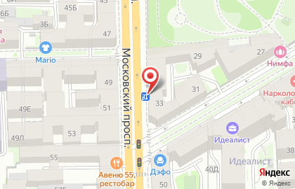 Ресторан Мисо на Московском проспекте на карте