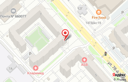 Салон красоты Преображение в Советском районе на карте