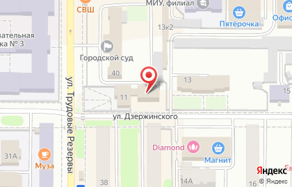 Областное бюро технической инвентаризации Областное бти на улице Дзержинского на карте