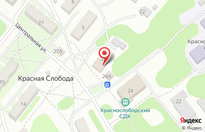 Фельдшерско-акушерский пункт, д. Красная Слобода на карте