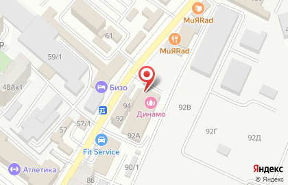 Банно-оздоровительный комплекс Динамо на карте