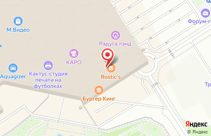Ресторан быстрого питания KFC в Верх-Исетском районе на карте
