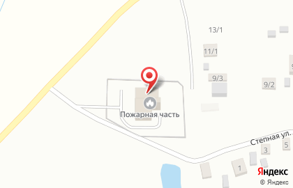 Пожарная часть Противопожарная служба РБ на Степной улице на карте
