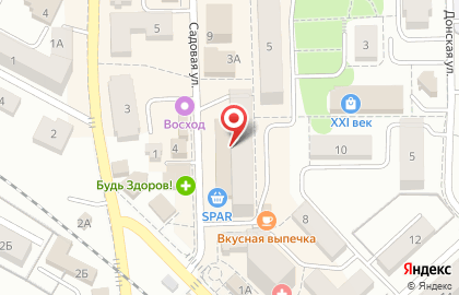 ОАО Банкомат, Бинбанк на Садовой улице на карте