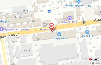 Торгово-производственная фирма Ровен-Краснодар в Карасунском районе на карте