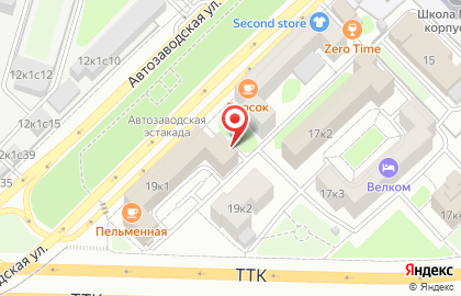 Штаб народной дружины Южного административного округа на карте