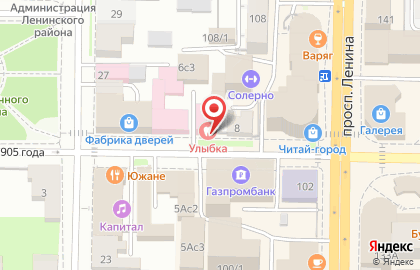 Торгово-производственная компания Микрон в Ленинском районе на карте