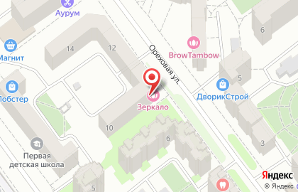 Салон-парикмахерская Зеркало на Ореховой улице на карте