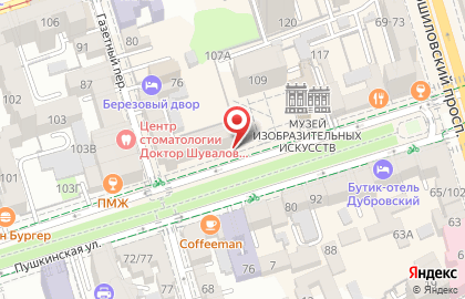 Студия красоты Nail and Beauty на Пушкинской улице на карте