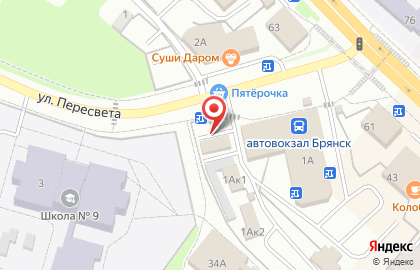 Салон красоты Флоранс в Советском районе на карте
