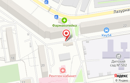 Магазин Торговая Площадь в Новосибирске на карте